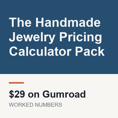 The Handmade Jewelry Pricing Calculator Pack