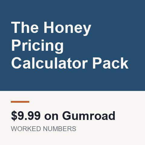 The Honey Pricing Calculator Pack